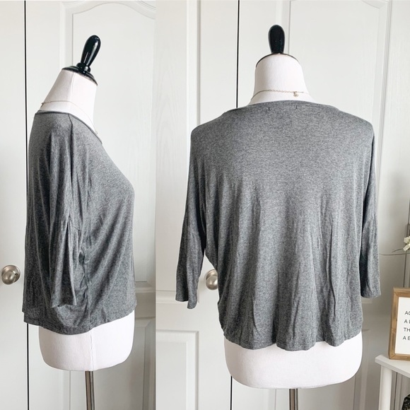 Forever 21 Gray Batwing Top - Picture 9 of 9